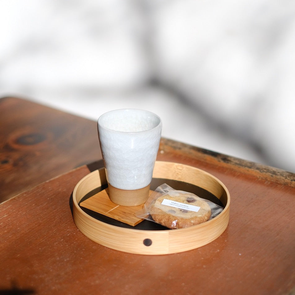 【ギフト包装済】フリーカップ 亀甲貫入 ペアギフト