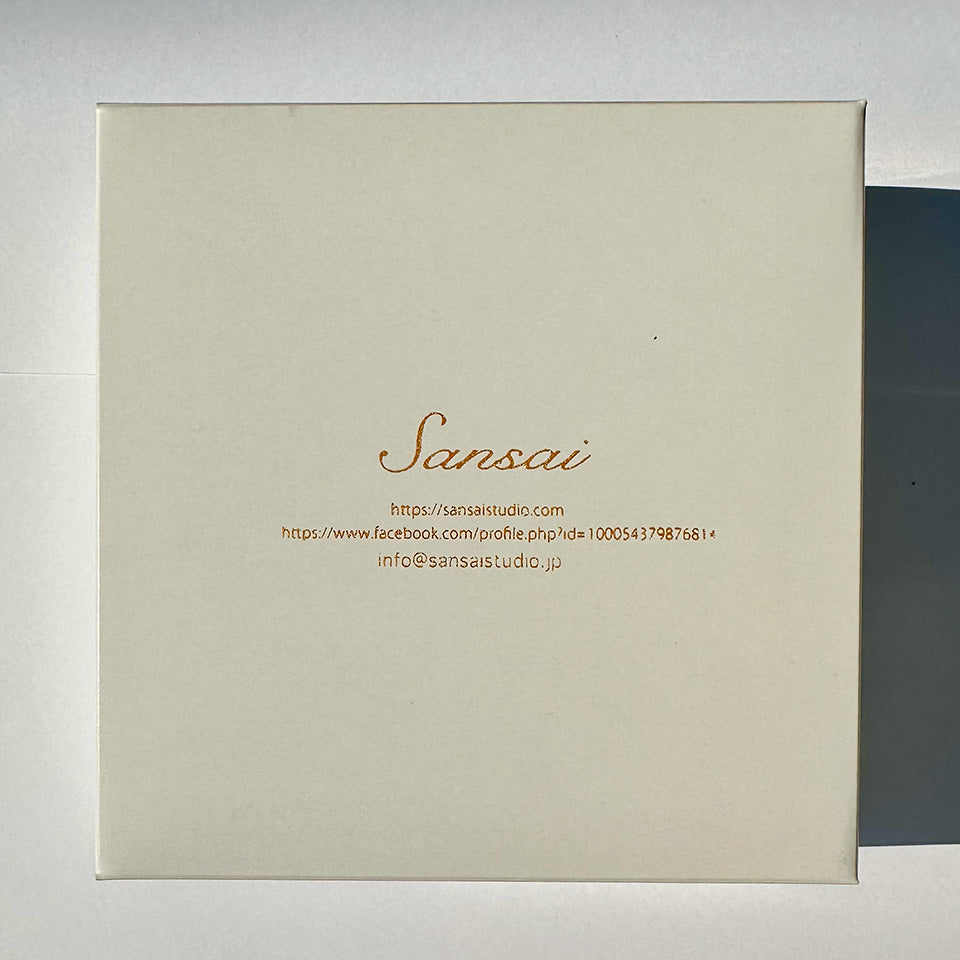 角皿(小) 梅とスズメ