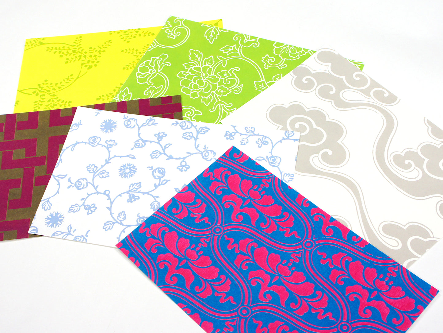 雲母唐長 文様レターブック