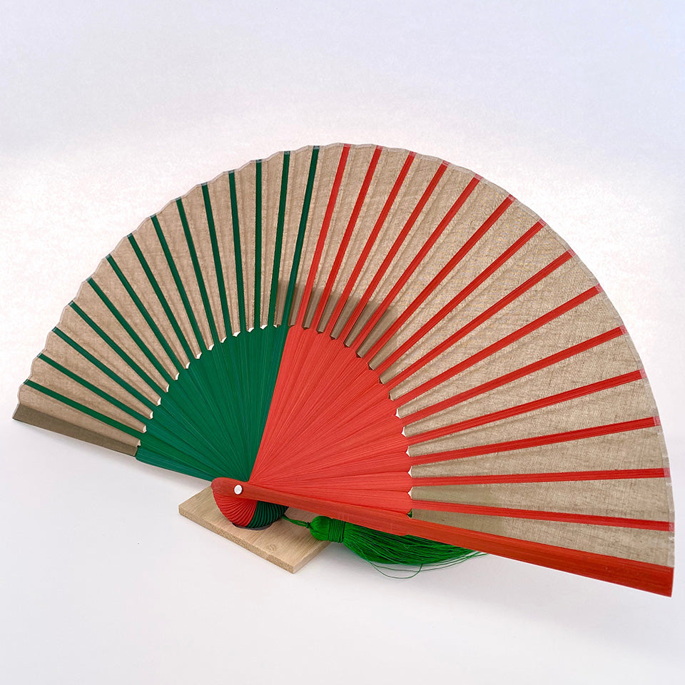 マルチカラー扇子