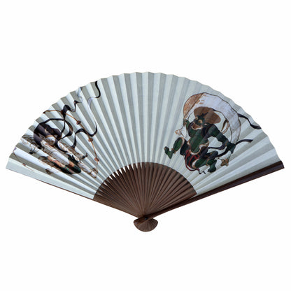 扇子〈風神雷神図屛風〉 俵屋宗達
