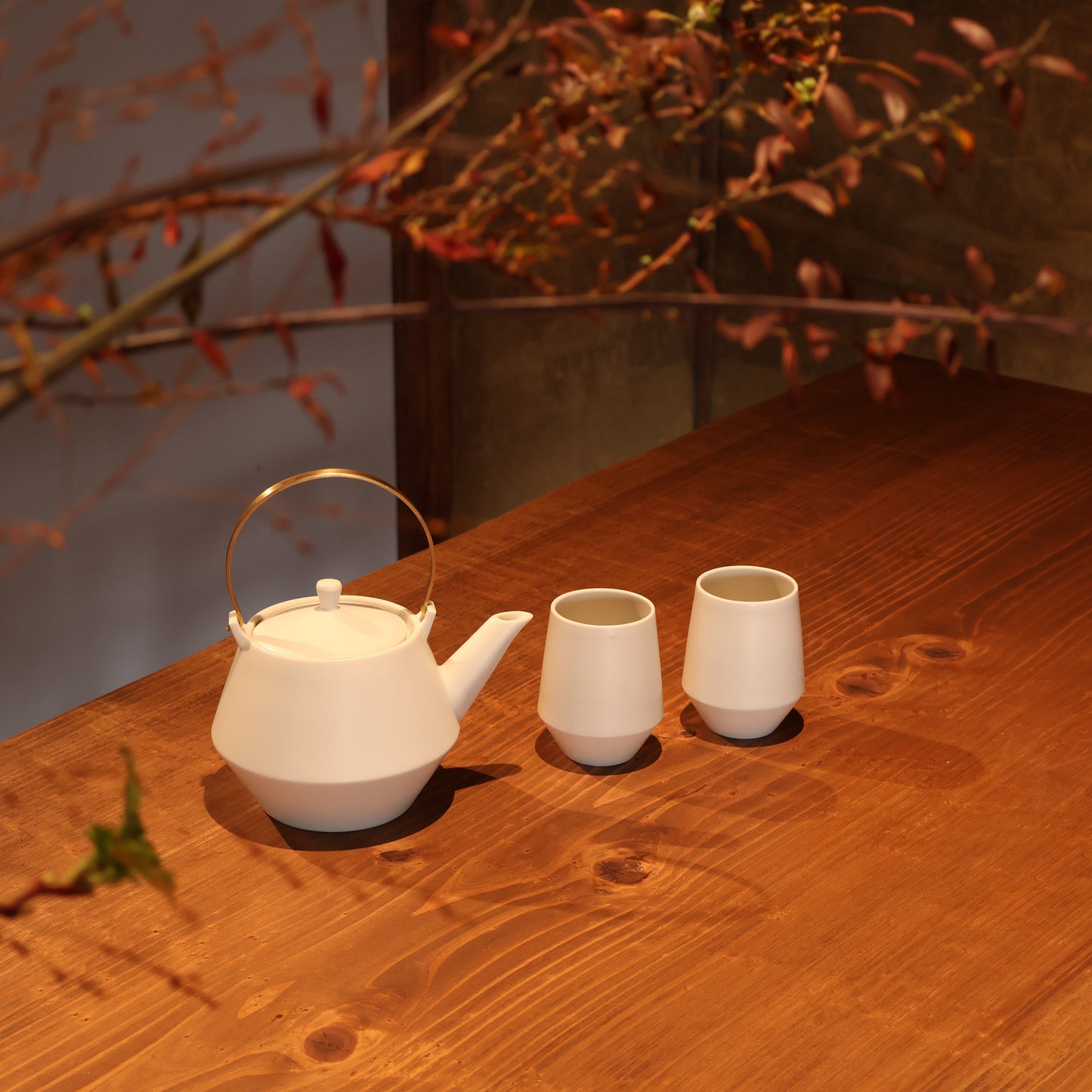 Frustum Teapot＆Cup Set