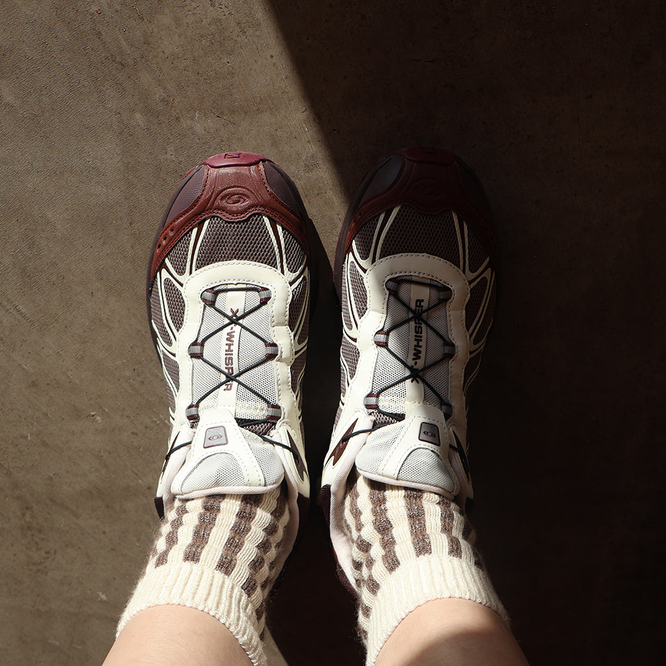 Organic Cotton Mohair Stripes Socks