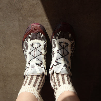 Organic Cotton Mohair Stripes Socks