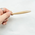 【Gift-wrapped】Musubi Small Plate 11cm 3 Colour and Fish Fork Set Gift