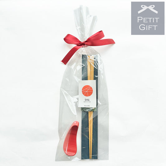 【Gift-wrapped】Bamboo Chopsticks and  Chopsticks Rest