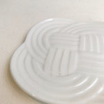 【Gift-wrapped】Musubi Small Plate 11cm 3 Colour and Fish Fork Set Gift