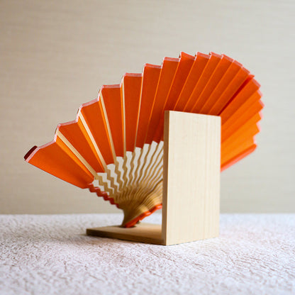Paulownia wood fan stand