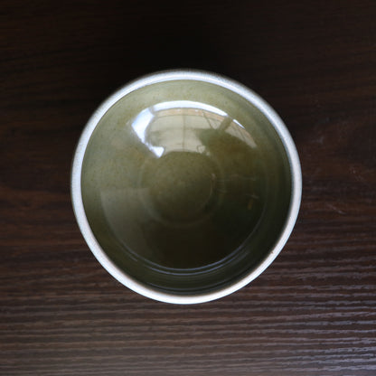 抹茶碗 濃緑/焦茶