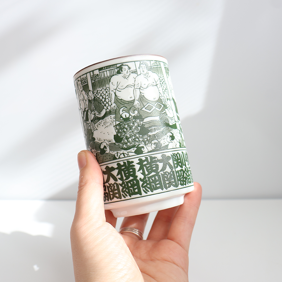 お相撲さん 湯呑カップ