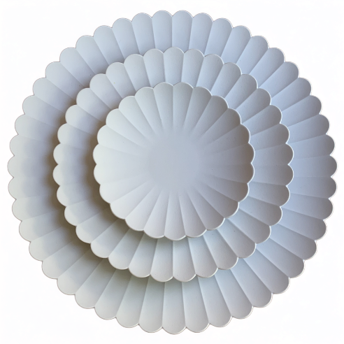 TY Palace Plate Gray 11‐22cm