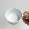 TY Tea Cup Handle White