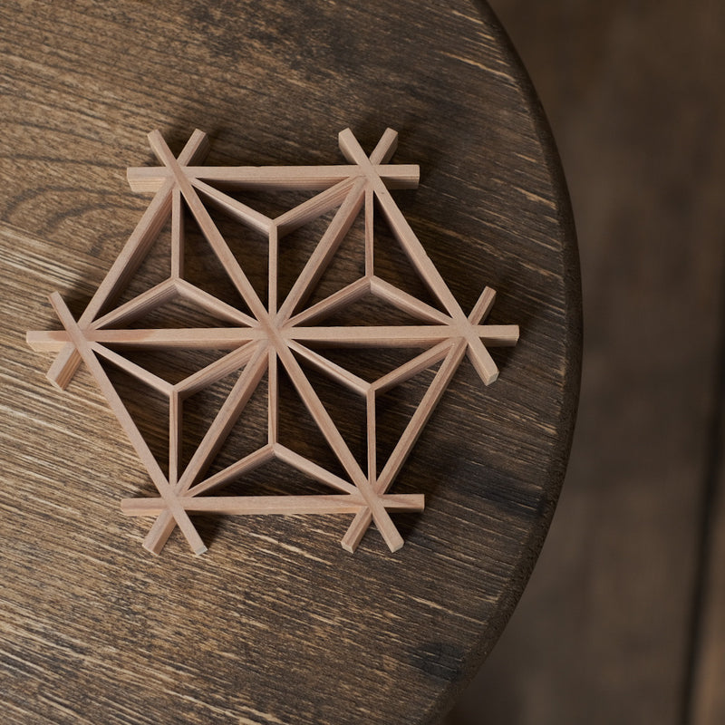 Asanoha Mark  Coaster