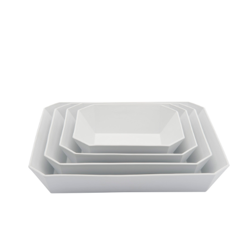 TY Square Bowl white