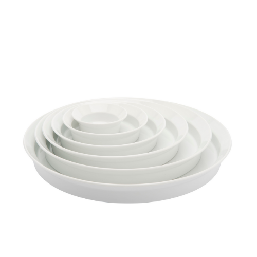 TY Round Deep Plate White