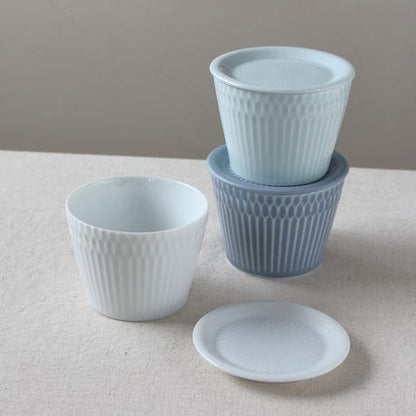 Sazanami Choko Cup(Lid with a small plate) 8.5cm