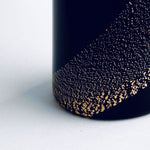 "Kanazawa" Tokkuri (Black / Gold Leaf)