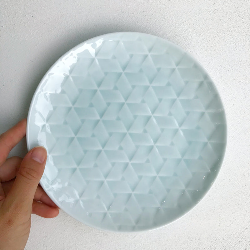 旅籠(Hatago) 網代 17cm 丸皿