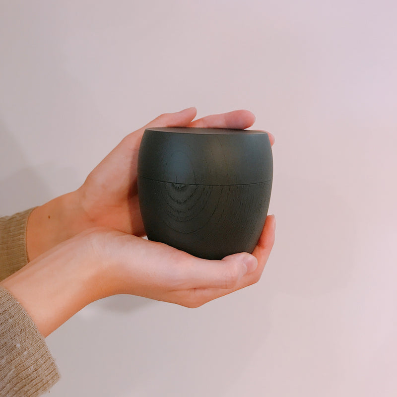 茶筒・丸筒 黒